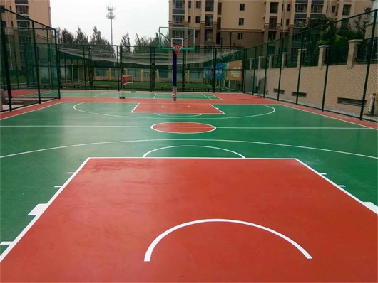 <b>辽宁盘锦篮球场、双人羽毛球场、乒乓球场多功能场地工程案例</b>